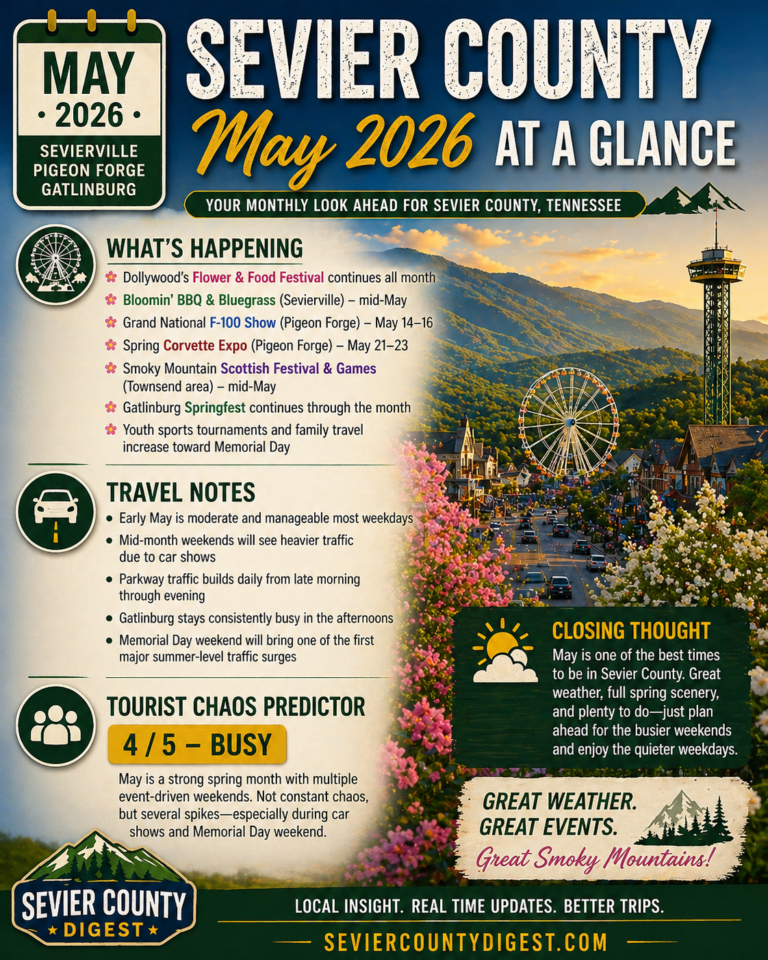 Sevier County | May 2026 At a Glance