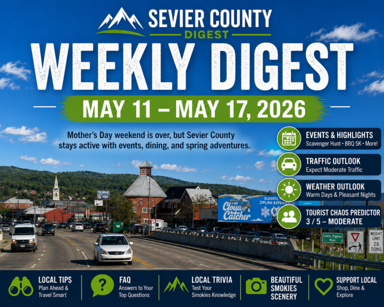 What’s Happening around Sevier County, TN May 11th – May 17th 2026